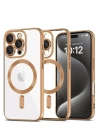 BFS  iPhone 16 Pro Max Kılıf Kross Magneticsafe Kapak - Çöl Titanyum