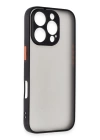 BFS  iPhone 16 Pro Max Kılıf Montreal Silikon Kapak - Siyah