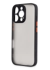 BFS  iPhone 16 Pro Max Kılıf Montreal Silikon Kapak - Siyah