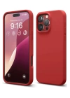 BFS  iPhone 16 Pro Max Kılıf Nano içi Kadife Silikon - Kırmızı