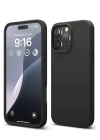 BFS  iPhone 16 Pro Max Kılıf Nano içi Kadife Silikon - Siyah