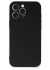 BFS  iPhone 16 Pro Max Kılıf Nano içi Kadife Silikon - Siyah