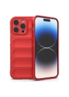 BFS  iPhone 16 Pro Max Kılıf Optimum Silikon - Kırmızı