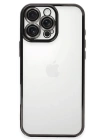 BFS  iPhone 16 Pro Max Kılıf Razer Lensli Silikon - Siyah