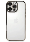 BFS  iPhone 16 Pro Max Kılıf Razer Lensli Silikon - Titanyum Gri