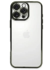 BFS  iPhone 16 Pro Max Kılıf Razer Lensli Silikon - Yeşil
