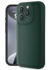 BFS  iPhone 16 Pro Max Kılıf Viera Silikon - Koyu Yeşil