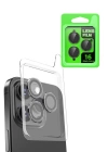 BFS  iPhone 16 Pro Max Raze Metal Kamera Lens - Siyah