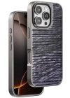 BFS  iPhone 16 Pro Max Wave Kapak - Derin Mor