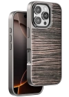 BFS  iPhone 16 Pro Max Wave Kapak - Kahverengi