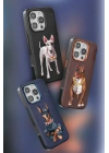 BFS  iPhone 16 Pro Perma Desenli Kapak - Koyu Kahve