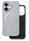 BFS  iPhone 16 Puskas Magsafe Kapak - Titan Gri