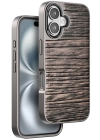 BFS  iPhone 16 Wave Kapak - Kahverengi