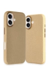 BFS  iPhone 16 Wonder Deri Magsafe Kapak - Bronz