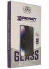 BFS  iPhone 16E Bilvis 3D Hayalet Cam Ekran Koruyucu