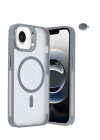 BFS  iPhone 16E Flet Lens Magsafe Kapak - Gri