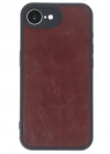 BFS  iPhone 16E Kılıf Aras Deri Kapak - Bordo