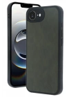 BFS  iPhone 16E Kılıf Aras Deri Kapak - Koyu Yeşil
