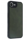 BFS  iPhone 16E Kılıf Aras Deri Kapak - Koyu Yeşil