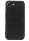 BFS  iPhone 16E Kılıf Aras Deri Kapak - Siyah