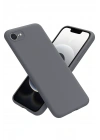 BFS  iPhone 16E Kılıf First Silikon - Gri