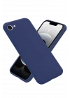 BFS  iPhone 16E Kılıf First Silikon - Lacivert