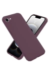 BFS  iPhone 16E Kılıf First Silikon - Mürdüm