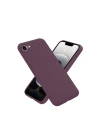 BFS  iPhone 16E Kılıf First Silikon - Mürdüm