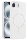 BFS iPhone 16E Kılıf Jully Magsafe Kapak - Beyaz