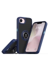 BFS  iPhone 16E Kılıf Montreal Yüzüklü Silikon Kapak - Lacivert