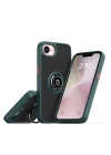 BFS  iPhone 16E Kılıf Montreal Yüzüklü Silikon Kapak - Yeşil