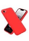 BFS  iPhone 16E Kılıf Nano içi Kadife Silikon - Kırmızı