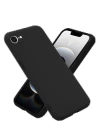 BFS  iPhone 16E Kılıf Nano içi Kadife Silikon - Siyah