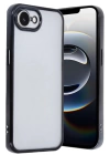BFS  iPhone 16E Kılıf Razer Lensli Silikon - Siyah