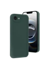 BFS  iPhone 16E Kılıf Viera Silikon - Koyu Yeşil