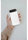 BFS iPhone 17 Air Kılıf Magneticsafe Şeffaf Silikon - Şeffaf