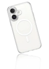 BFS iPhone 17 Kılıf Magneticsafe Şeffaf Silikon - Şeffaf
