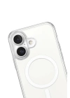 BFS iPhone 17 Kılıf Magneticsafe Şeffaf Silikon - Şeffaf