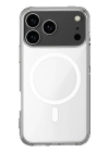 BFS iPhone 17 Pro Max Kılıf Magneticsafe Şeffaf Silikon - Şeffaf