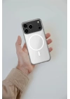 BFS iPhone 17 Pro Max Kılıf Magneticsafe Şeffaf Silikon - Şeffaf