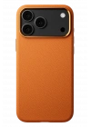 BFS  iPhone 17 Pro Wonder Deri Magsafe Kapak - Turuncu