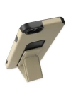 BFS  iPhone 6 Kılıf Mega Standlı Silikon - Gold