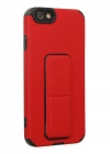 BFS  iPhone 6 Kılıf Mega Standlı Silikon - Kırmızı