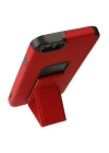 BFS  iPhone 6 Kılıf Mega Standlı Silikon - Kırmızı