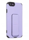 BFS  iPhone 6 Kılıf Mega Standlı Silikon - Lila