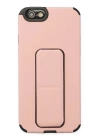 BFS  iPhone 6 Kılıf Mega Standlı Silikon - Pudra