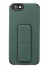 BFS  iPhone 6 Kılıf Mega Standlı Silikon - Yeşil