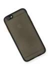 BFS  iPhone 6 Kılıf Montreal Silikon Kapak - Siyah