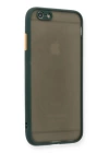 BFS  iPhone 6 Kılıf Montreal Silikon Kapak - Yeşil