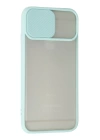 BFS  iPhone 6 Kılıf Palm Buzlu Kamera Sürgülü Silikon - Turkuaz